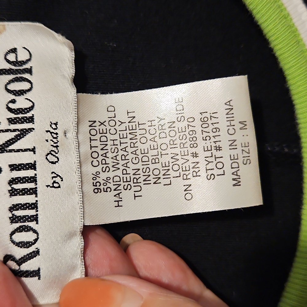 Ronni Nicole by Ouida Black sleeveless Dress Pineapple Sequin Beaded Graphic Med - Picture 6 of 9